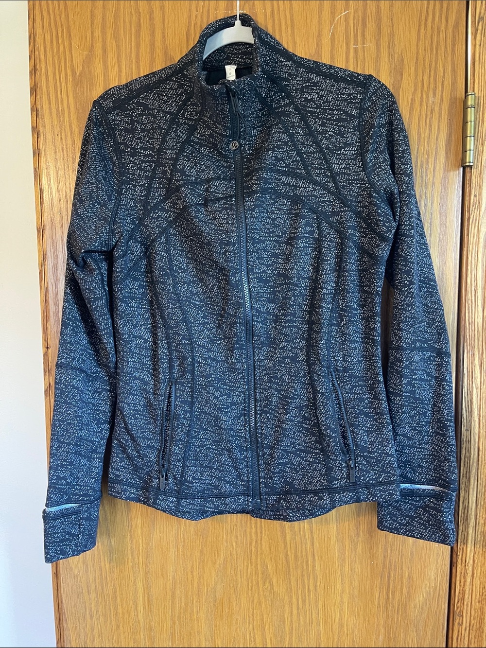 lululemon athletica Heathered Dark Gray Full-Zip Jacket
